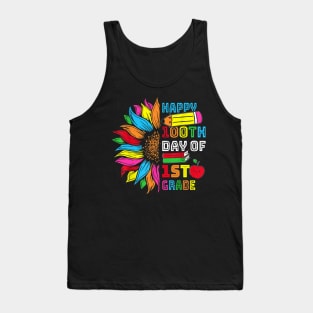 Happy 100th Day Of First Grade 100 Days Smarter Tank Top